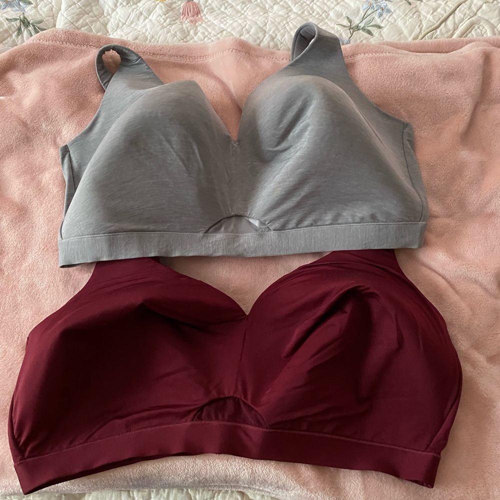 Cacique 44H Comfort Bliss Lightly Lined No-Wire Bra Bundle